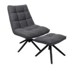 Fotoliu Spello Dark Grey