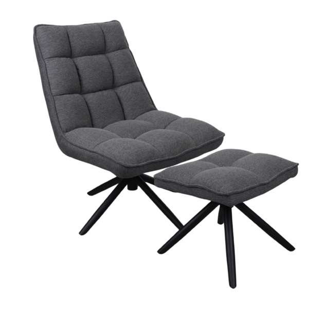Fotoliu Spello Dark Grey