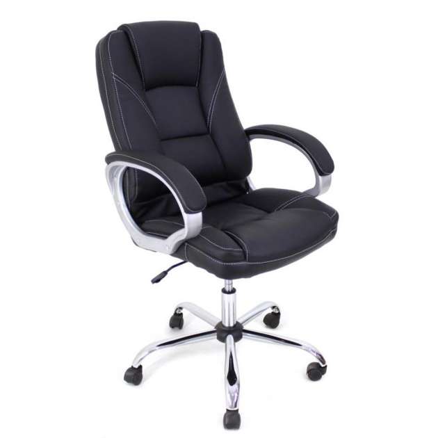 Fotoliu Birou BX-3177 Black/Eco Piele