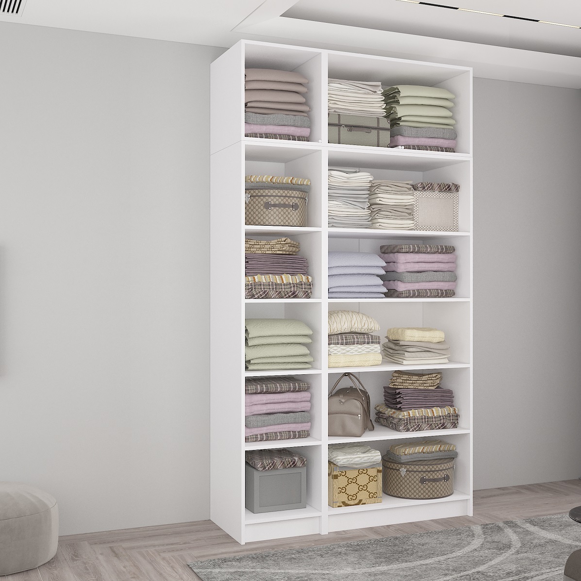 Dulap Smart-Home A+A+P+P 135x56x240/250/260H cm