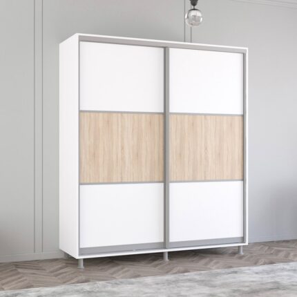 Dulap Aron-S (1.9m - 2.0m) uși glisante din PAL (K) orizontal