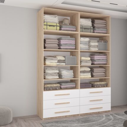 Dulap Smart-Home A+A+S+S 180x56x240/250/260H cm