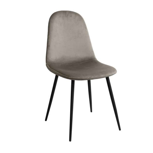 Scaun C-710 Catifea+Black Legs Grey