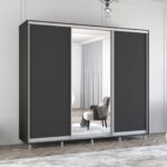 Dulap Aron (2.4m - 2.7m) uși glisante din oglindă și PAL