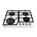 Plită gaze Backer Riki 6004 Turbo WH White