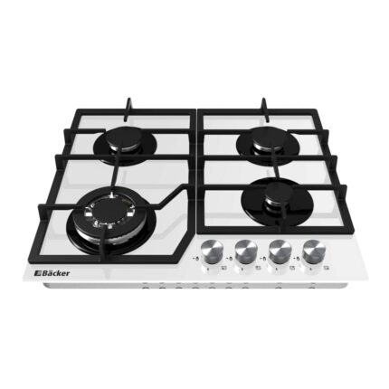 Plită gaze Backer Riki 6004 Turbo WH White