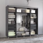Dulap Aron (2.4m - 2.7m) uși glisante din PAL