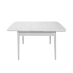 Masă Extensibilă Granna (120-150×75 cm) White + White Legs