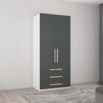 Dulap Smart-Home 1x0.56x2.0H m. cu polițe și sertare