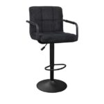 Scaun bar HECTOR Grey+Transprint Legs