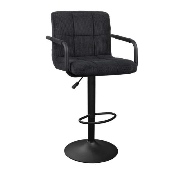 Scaun bar HECTOR Grey+Transprint Legs