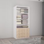 Dulap Smart-Home 0.90x0.56x2.0H m. cu polițe și sertare