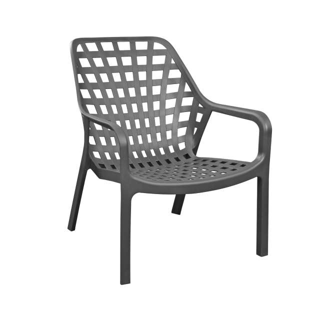 Scaun Terasa Solar Dark Grey