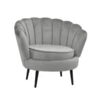 Fotoliu Maggie Grey Black
