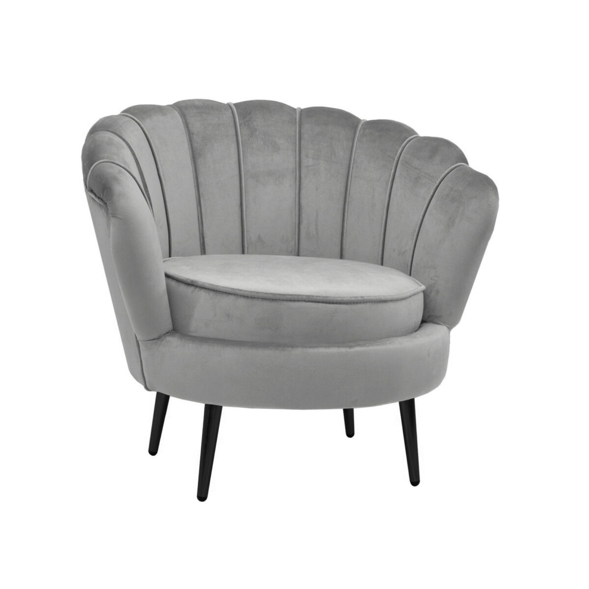 Fotoliu Maggie Grey Black