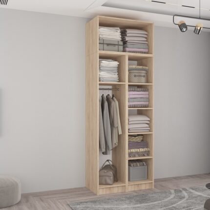 Dulap Smart-Home A+B+P 90x56x240/250/260H cm