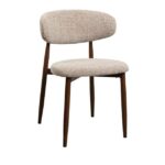 Scaun Beige + Wooden Legs