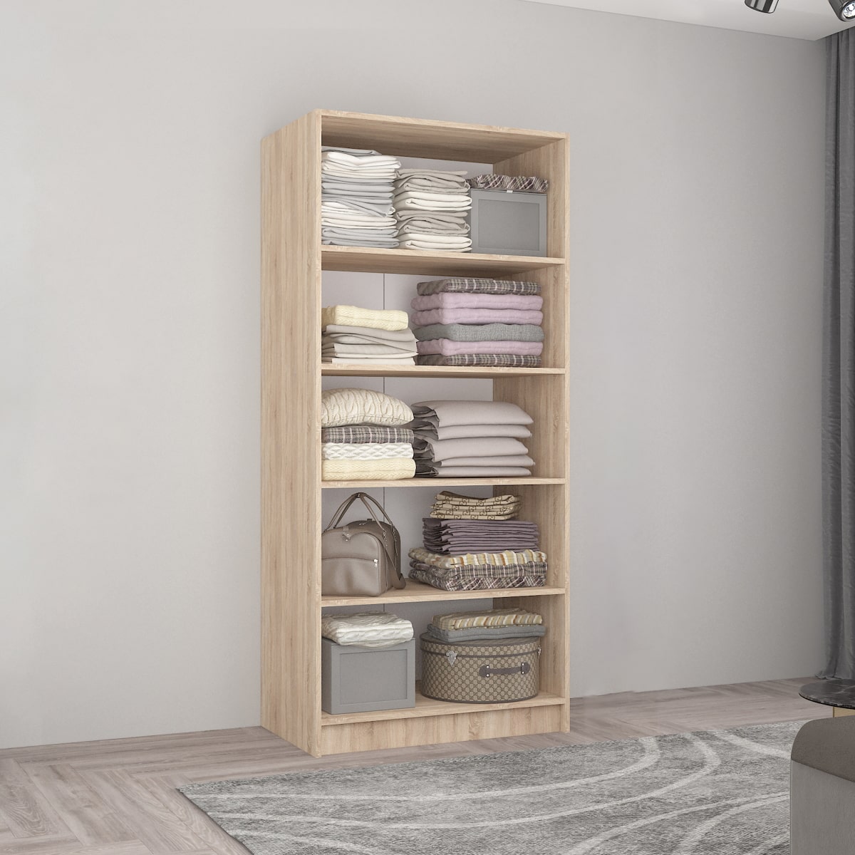 Dulap Smart-Home 0.80x0.56x2.0H m. cu polițe