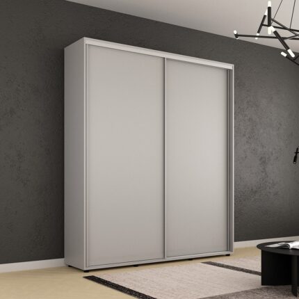 Dulap Compact (1.8-2.3 m.) uși glisante PAL fără ornament