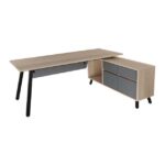 Masa Fusion + box incorporat Dreapta 2000x800/1550x400