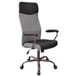 Fotoliu birou F-6310 Grey Black