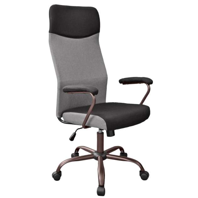 Fotoliu birou F-6310 Grey Black
