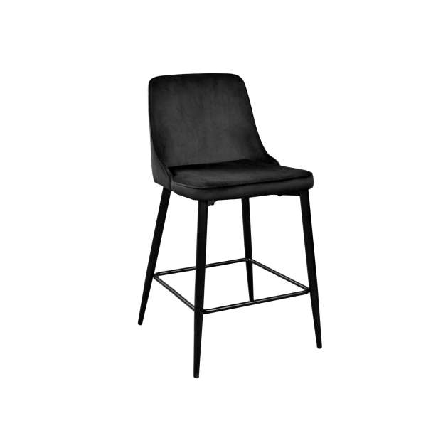 Scaun de Bar Clasic Small Black HLR66 +Black Legs