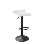 Scaun Bar SB-12 White+Black Leg