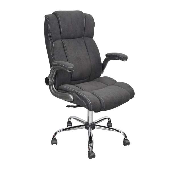 Fotoliu Birou BX-3702 Dark Grey/Stofă