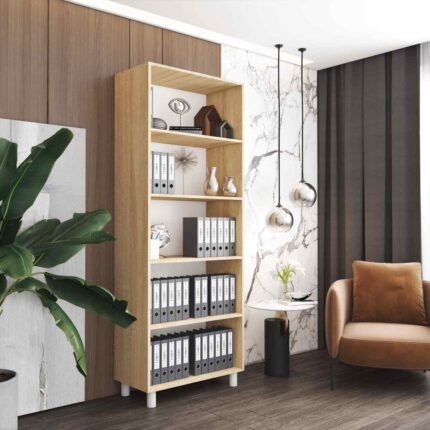 Dulap deschis cu rafturi Flex (80x38x210H cm)