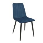 Scaun DC-90P N63 Catifea Dark Blue+Black Legs