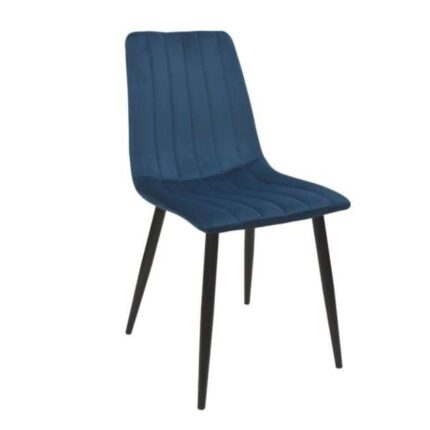 Scaun DC-90P N63 Catifea Dark Blue+Black Legs