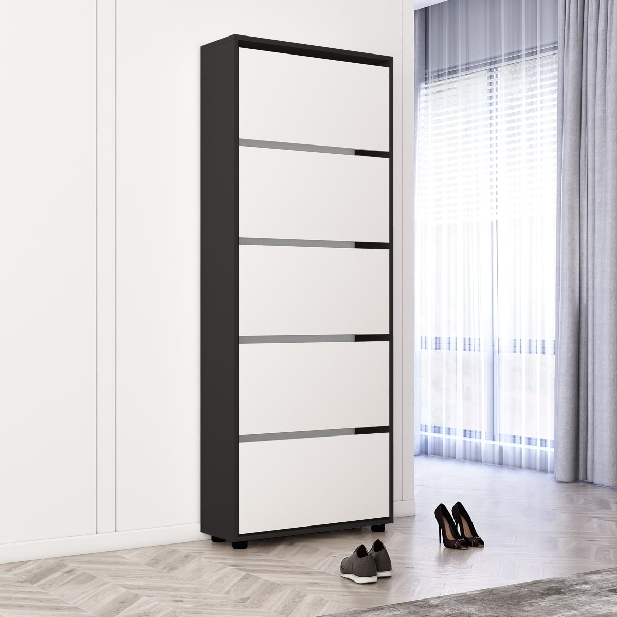 Pantofar Leo 90x27x203H cm