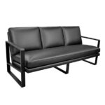 Canapea York 3 Pu Black