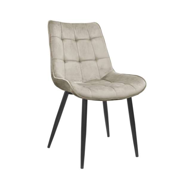 Scaun Hans Catifea Camel HLR7 + Black Legs