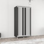 Dulap Aron (1.0m - 1.9m) uși glisante din PAL сu lamele