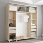 Dulap Aron-S (1.9m - 2.0m) uși glisante din PAL