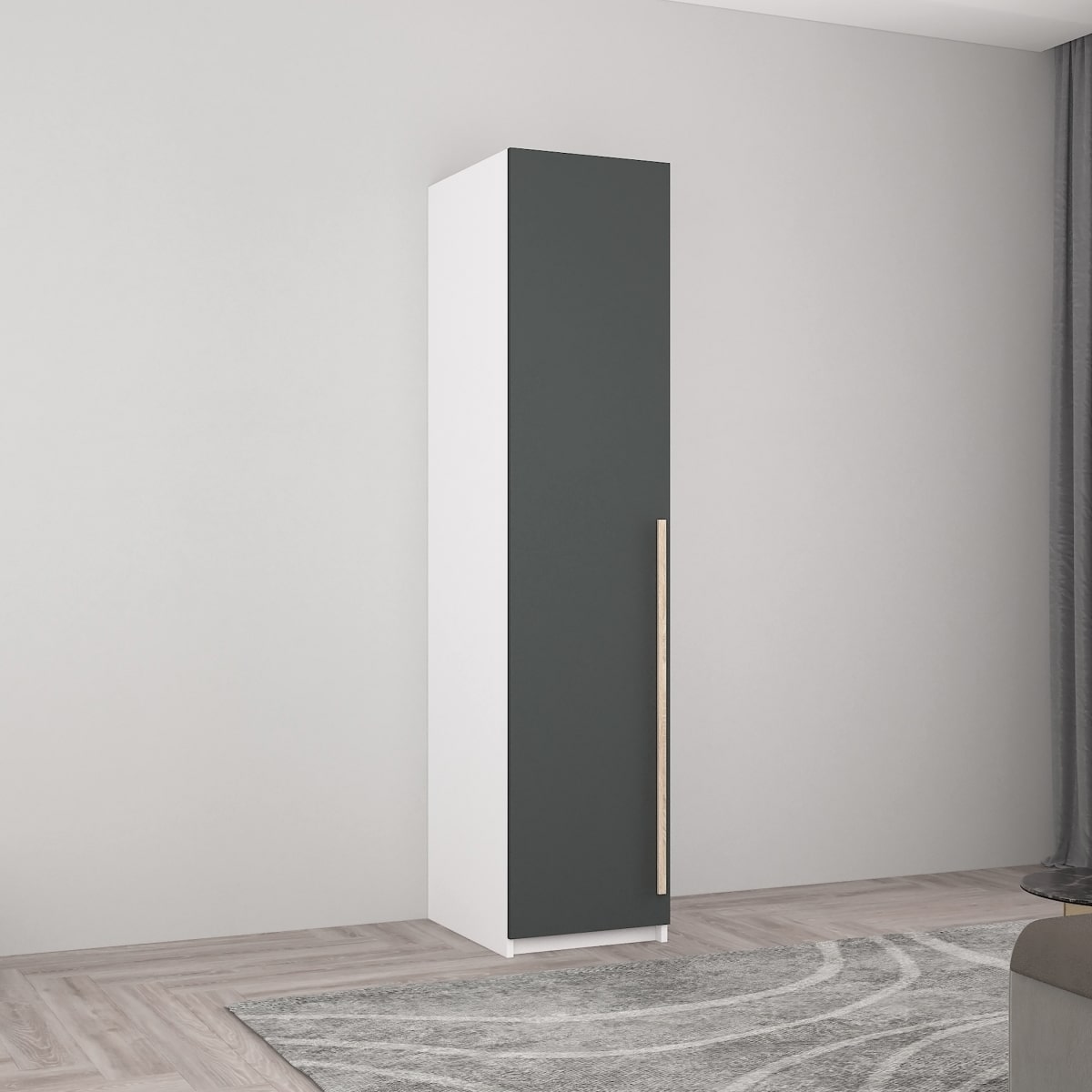 Dulap Smart-Home 0.50x0.56x2.0H m. cu bară p/u umerașe