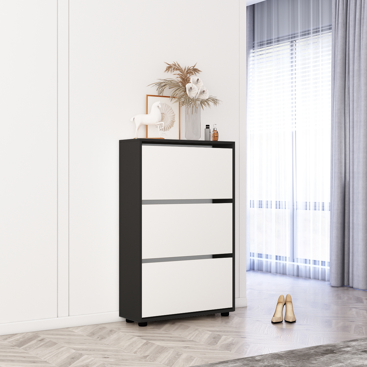 Pantofar Leo 80x27x125H cm