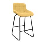 Scaun Nicole CFS Hoker LB Yellow Soro-40+Black Legs