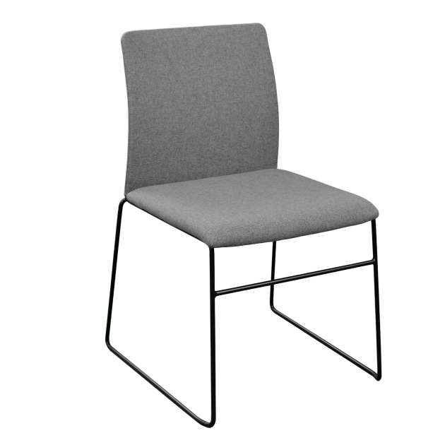 Scaun C01 Stofa Grey+Black Leg