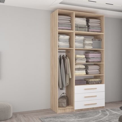 Dulap Smart-Home A+A+B+S 135x56x240/250/260H cm
